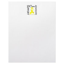 Bladder Cancer Support Advocate Cure Personalized Letterhead