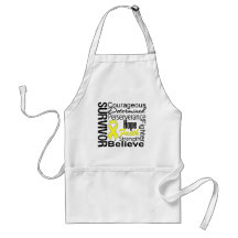 Bladder Cancer Survivor Collage Aprons
