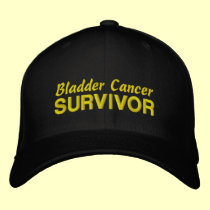 Bladder Cancer Survivor embroidered hats