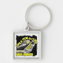 Bladder Cancer Walk For A Cure Shoes Key Chain