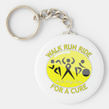 Bladder Cancer Walk Run Ride For A Cure Keychain