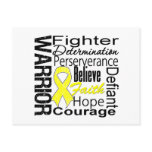 Bladder Cancer Warrior Collage Post Card