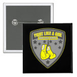 Bladder Cancer Wear Fight Like A Girl Patch buttons