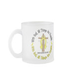 Bladder Cancer WITH GOD CROSS 1 mugs