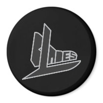 BLADES Hockey Skate Logo Fridge Magnet
