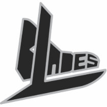 BLADES Hockey Skate Logo photo sculptures