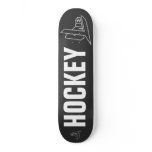 BLADES Hockey Skate Logo Skateboard Deck