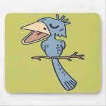 Blah Blah Bird Mousepad