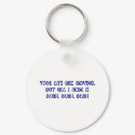 BLAH, BLAH, BLAH keychains by lookcrazy BLAH, BLAH, BLAH keychains