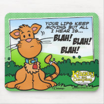 Blah! Blah! Blah! Mousepad