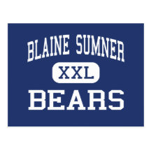 Blaine Sumner Bears Middle Peoria Illinois Post Cards