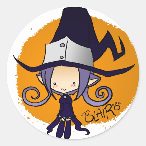 Blair Soul Eater Small Sticker Zazzle 2986