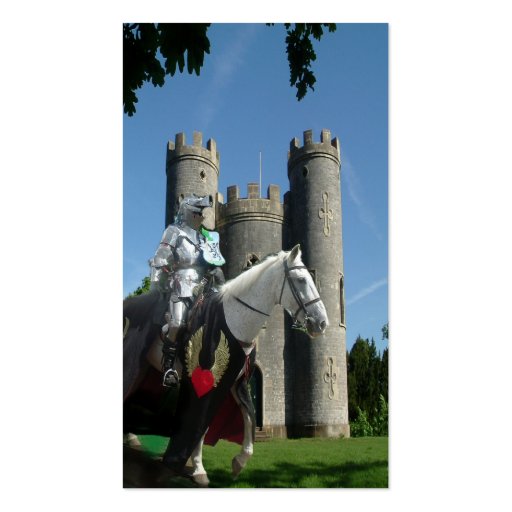 Blaise castle's Knight Business Cards (front side)