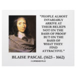 Blaise Pascal Arrive At Beliefs Basis Attractive Letterhead Design
