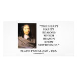 Blaise Pascal Heart Reasons Reason Know Nothing Of Picture Card