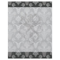 blakc and grey silver damask full color flyer