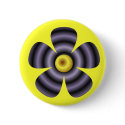 blakc and yellow flower buttons by DonnaGrayson blakc and yellow flower buttons
