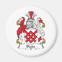Blake Family Crest Fridge Magnets