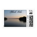 blake lake booth island sunset postage