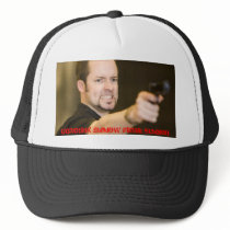 Blake Laramie as Mike in Echelon hats