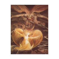 Blake, William Der gro?e Rote Drache und die mit d postcards