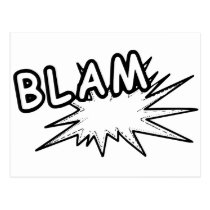 Blam Postcard postcards
