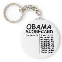 Blame Bush Keychain