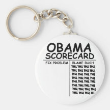 Blame Bush Keychain