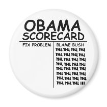 Blame Bush Fridge Magnet