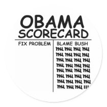Blame Bush Sticker