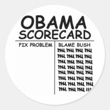 Blame Bush Sticker
