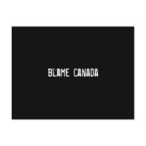 blame canada postcards