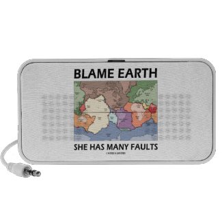 Blame Earth She Has Many Faults (Plate Tectonics) iPhone Speaker