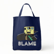 Blame Fan Grocery Tote Bag
