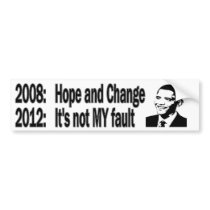 Blame Game bumper sticker