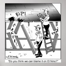 Blame it on El Nino Poster
