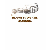 BLAME IT ON THE ALCOHOL TANK t-shirts by jov123 BLAME IT ON THE ALCOHOL TANK t-shirts