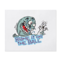 blame it on the ball bowling humor design flyers