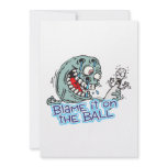 blame it on the ball bowling humor design personalized announcement