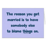 Blame Things On Cards