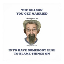 Blame Things On Poster