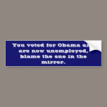 Blame Yourself Now bumper stickers