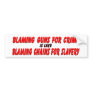 Blaming Guns for Crime Bumper Stickers
