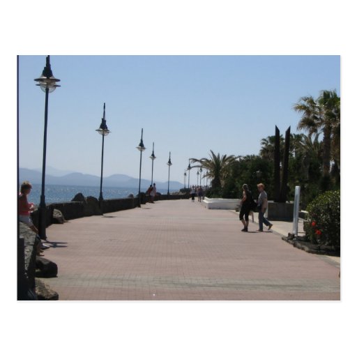 Blanca de Playa, "promenade", Lanzarote Tarjetas Postales