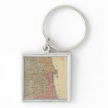 Blanchard's guide map of Chicago Key Chain