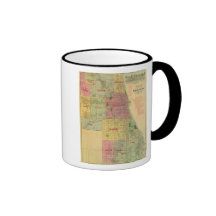 Blanchard's map of Chicago and environs Mugs