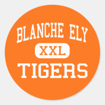 Blanche Ely - Tigers - High - Pompano Beach Sticker