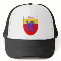 Blanco Coat of Arms/Family Crest hats
