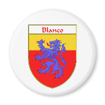 Blanco Coat of Arms/Family Crest magnets