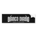 Blanco Diablo Bumper Sticker Logo bumper stickers